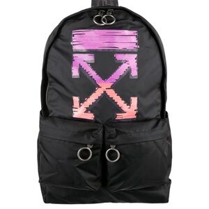 OFF-WHITE Marker Backpack “Black/Fuchsia”